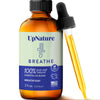 UpNature Breathe Essential Oil Blend 2 OZ Breathe Easy for Allergy, Sinus, Cough and Congestion Relief - Therapeutic Grade, Undiluted, Non-GMO, Aromatherapy with Dropper